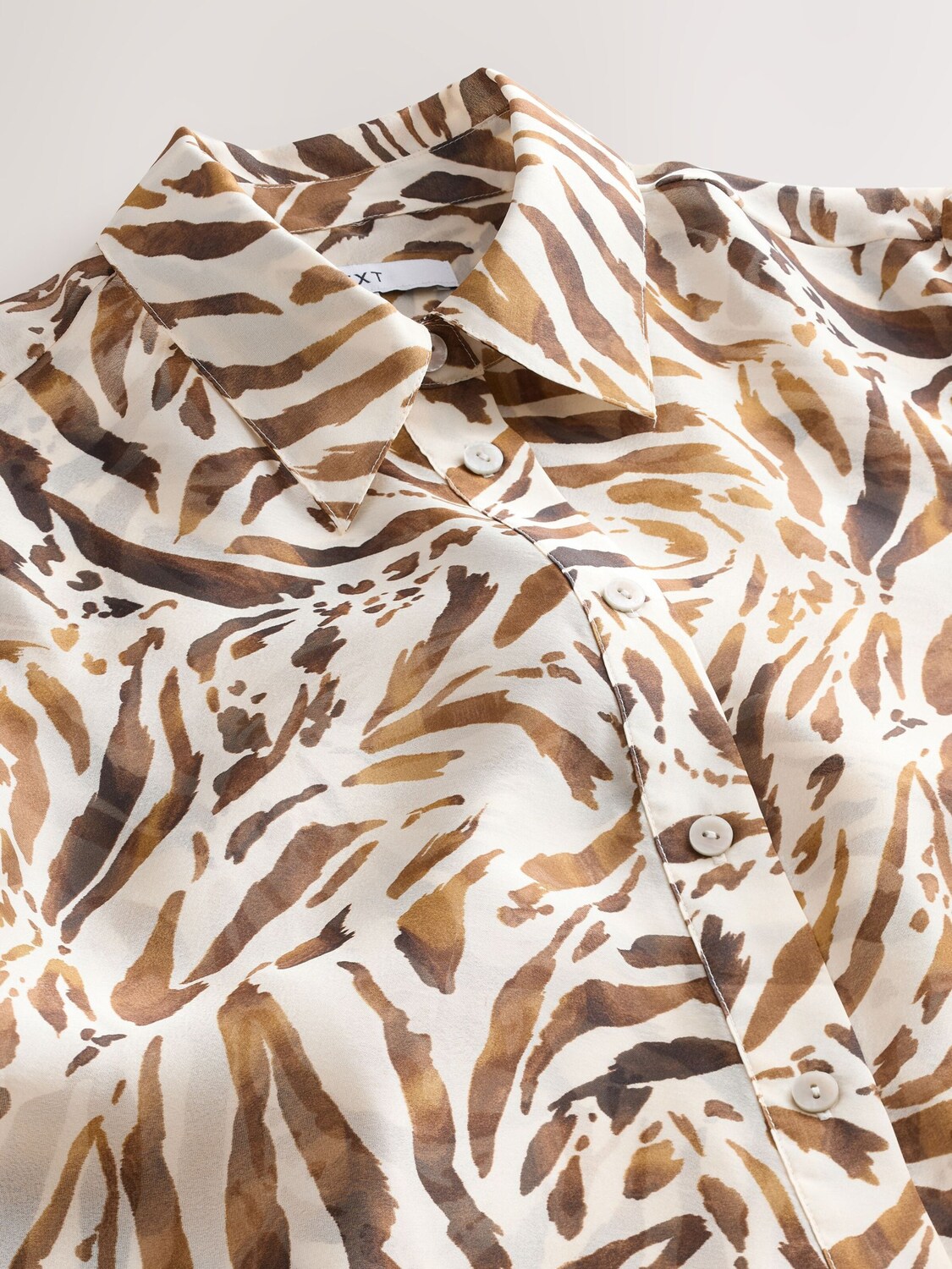 Next Рубашка в цвете Brown, Caramel — фото 3
