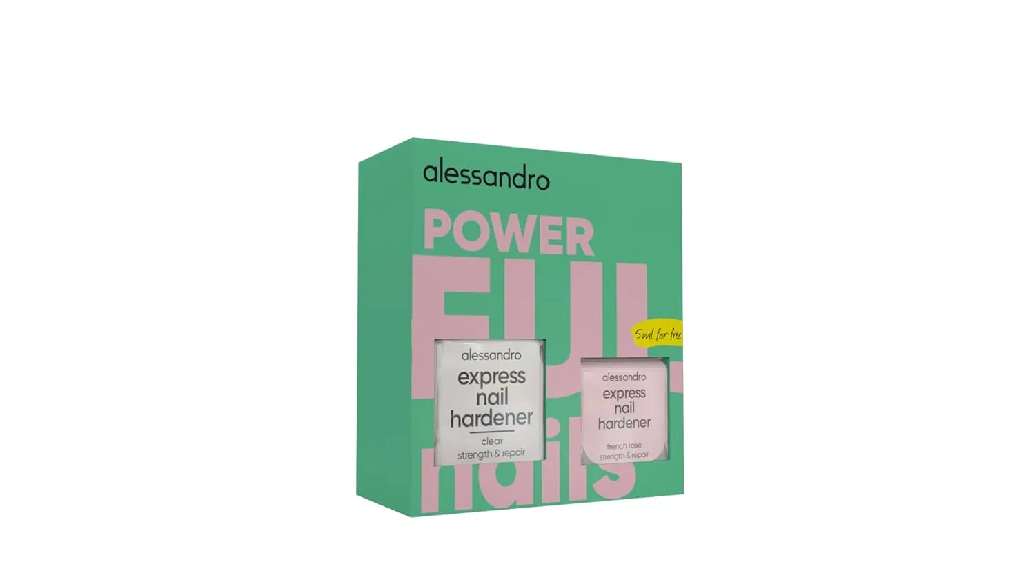 Набор alessandro Powerful Nails для ломких ногтей, 3 предмета Alessandro