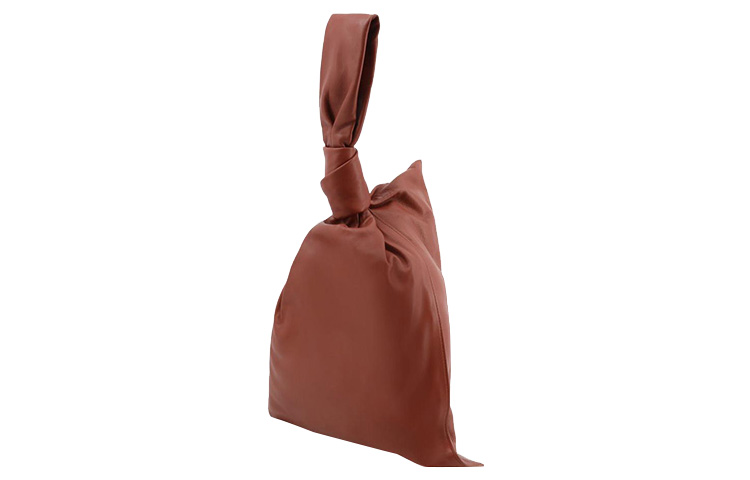 Bottega Veneta Женский клатч из коровьей кожи, стандартный размер, коричневый — фото 3