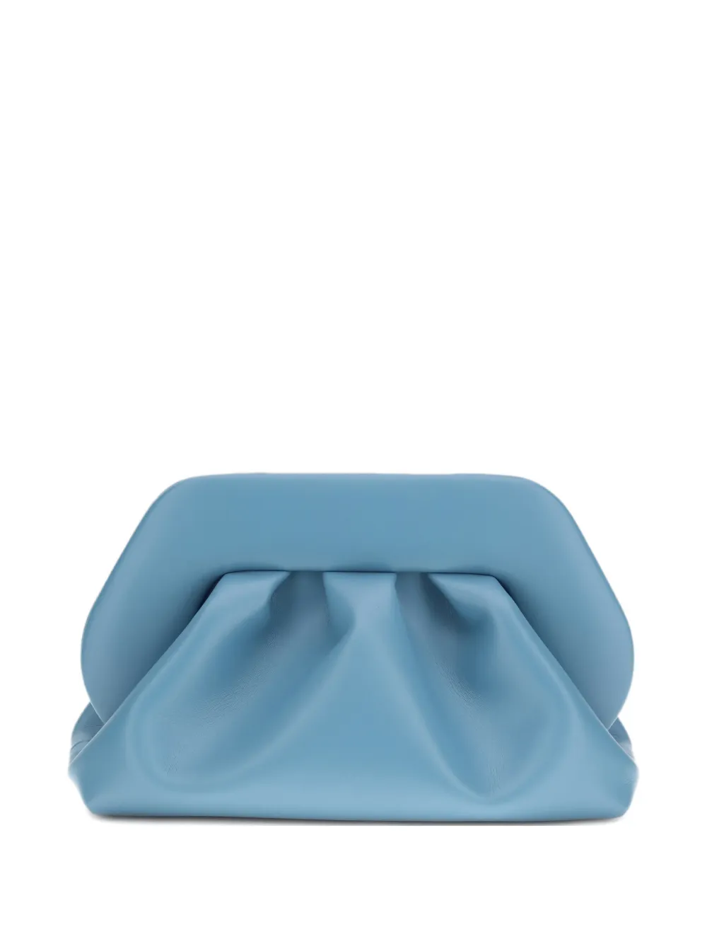 

Клатч Bios среднего размера со сборками Themoire, синий