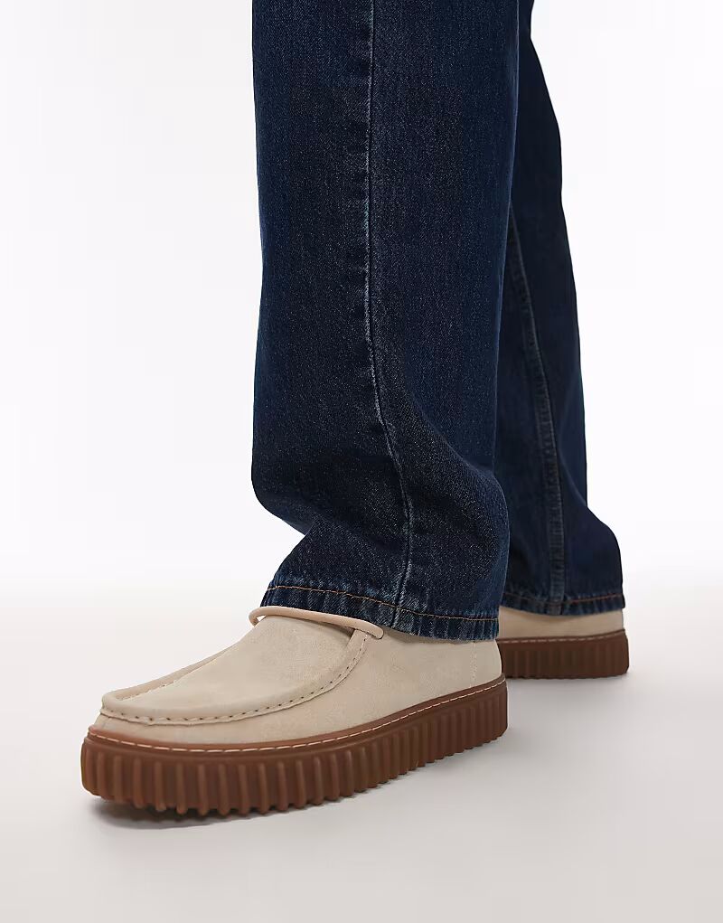 

Туфли Clarks Torhill lo из замши цвета экрю