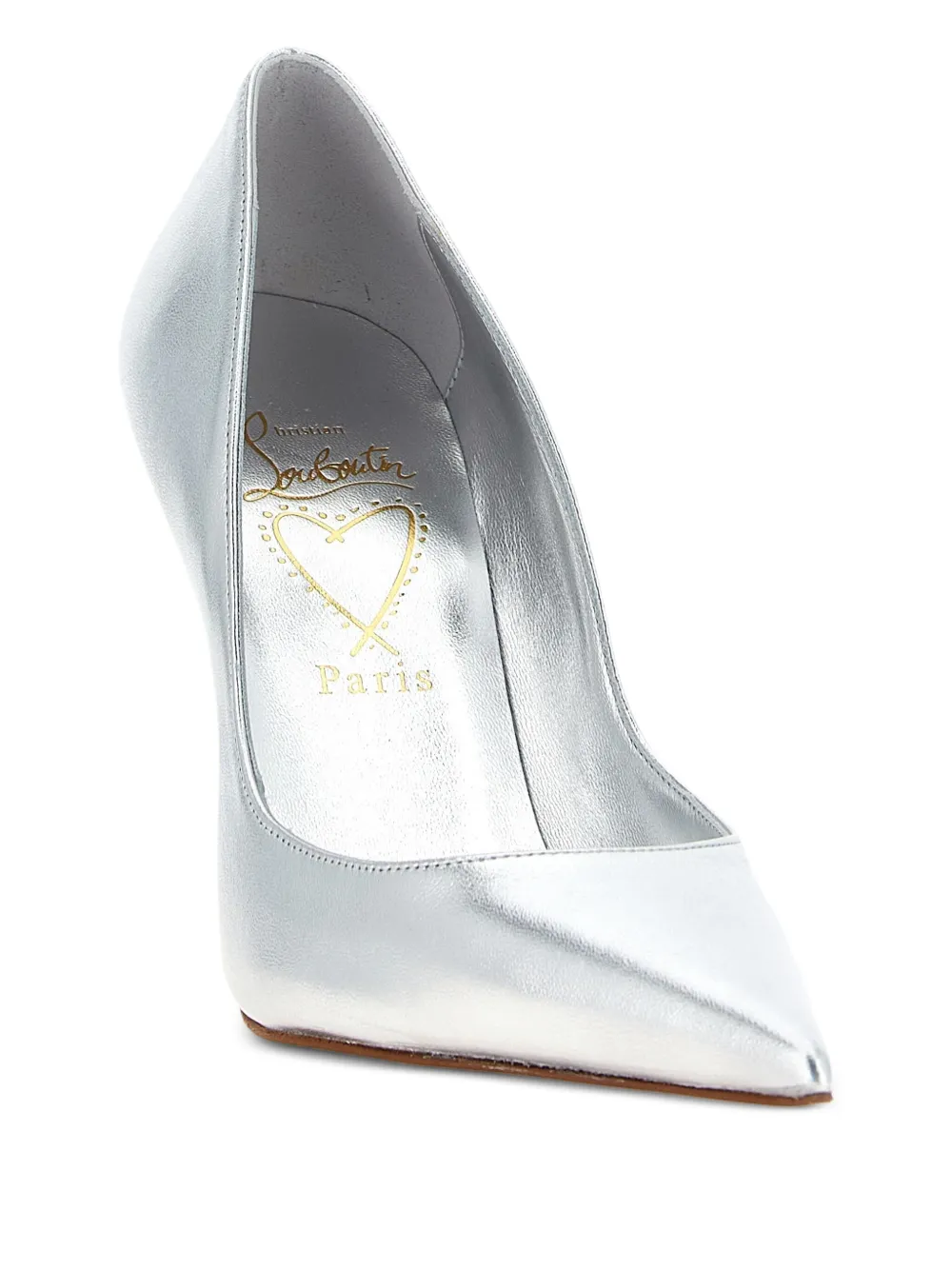 Туфли Miss Z 100 Christian Louboutin, серебяный — фото 2