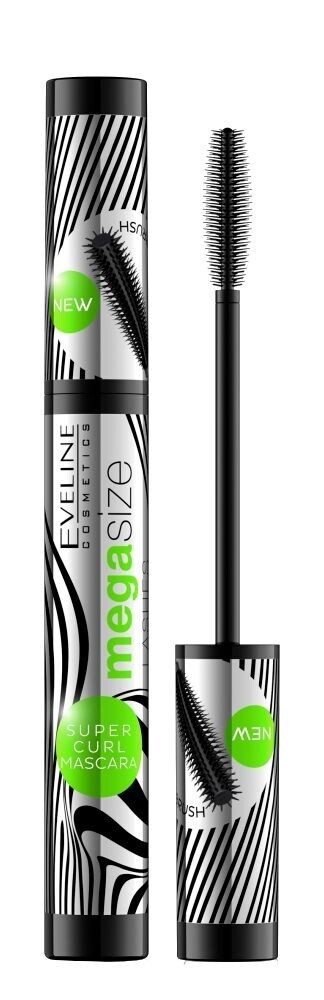 

Eveline Mega Size Super Curl Тушь для ресниц, 10 ml