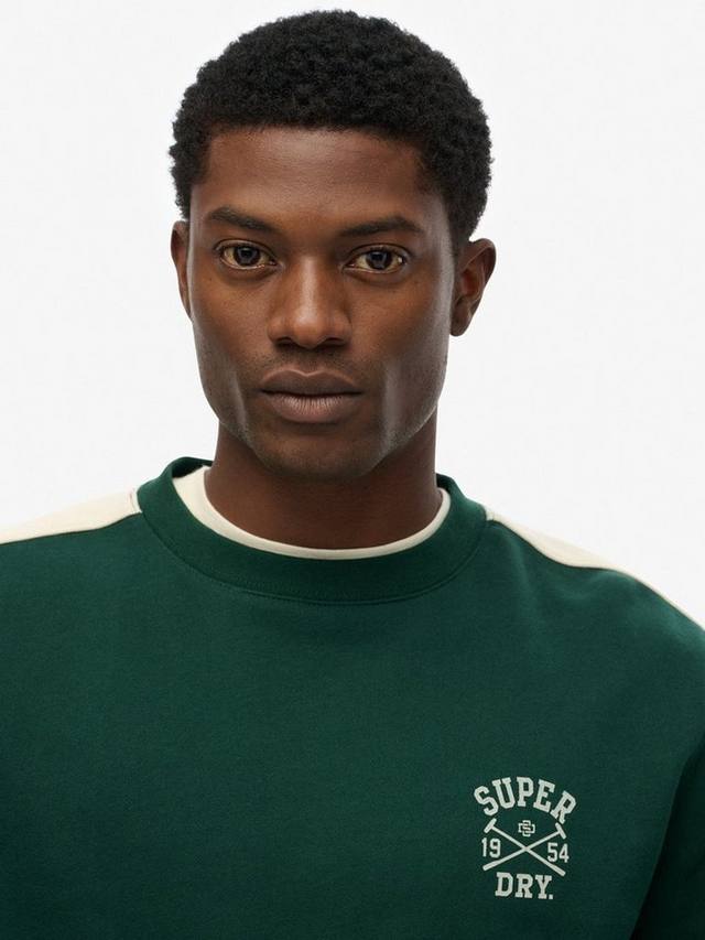 Толстовка Athletic Club с круглым вырезом из хлопка Superdry — фото 4