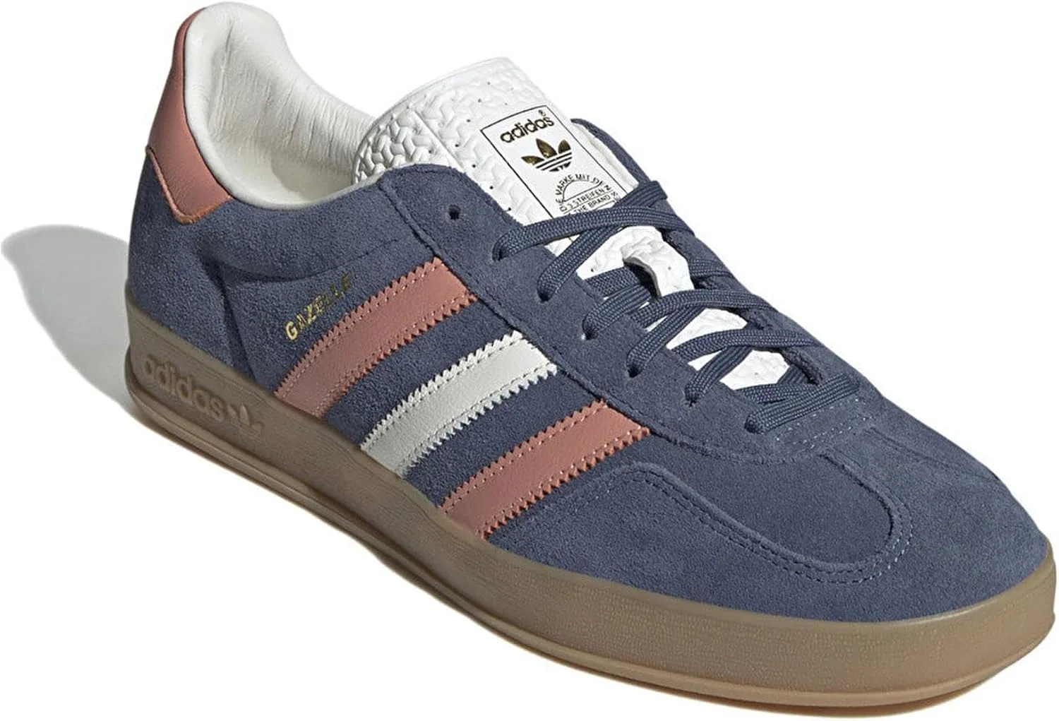 Кроссовки Adidas Gazelle Indoor Unisex Casual Shoes IG1640 синего цвета — фото 4