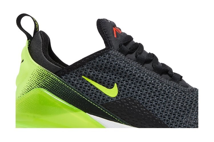 Кроссовки Nike Air Max 270 RF GS 'Volt', черный — фото 2