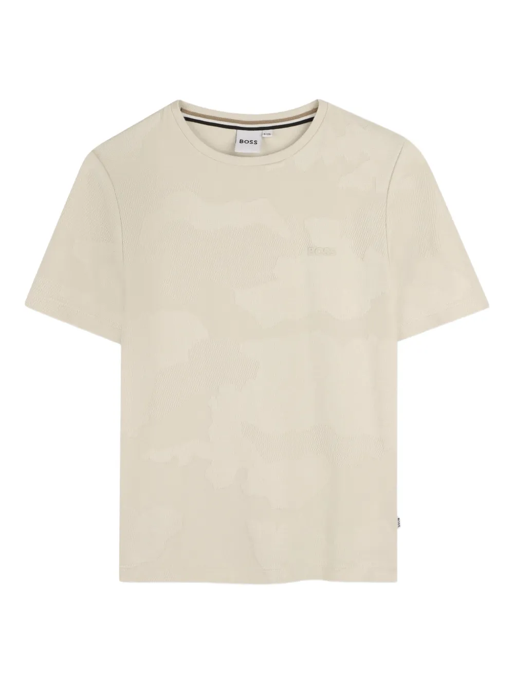 

Футболка с камуфляжным узором BOSS Kidswear, нейтральный