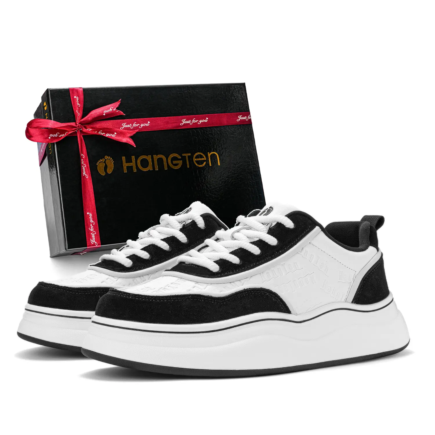 

Низкие мужские кроссовки HANG TEN, Black Beige White