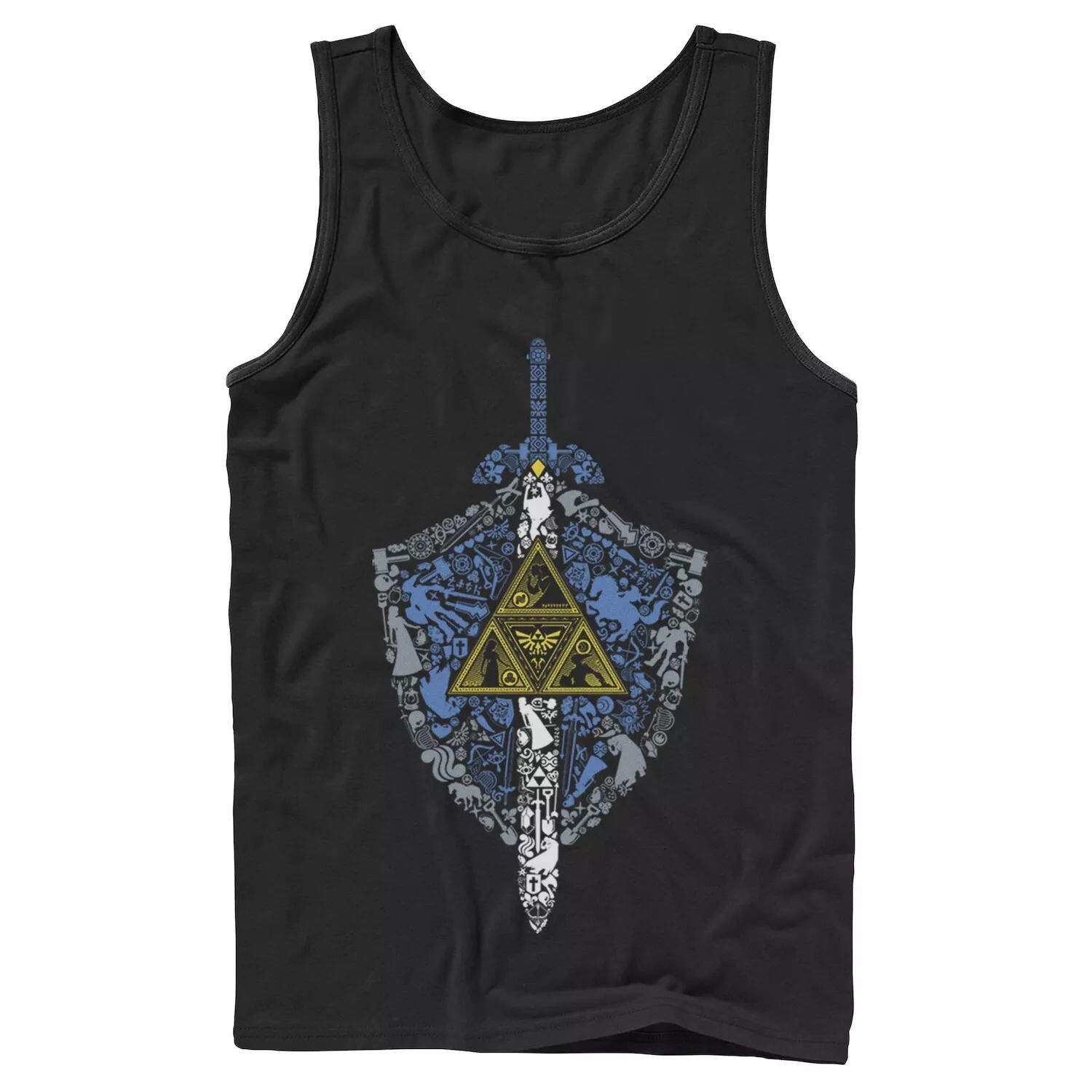 Мужская майка Nintendo The Legend of Zelda Hylian Shield без рукавов Licensed Character