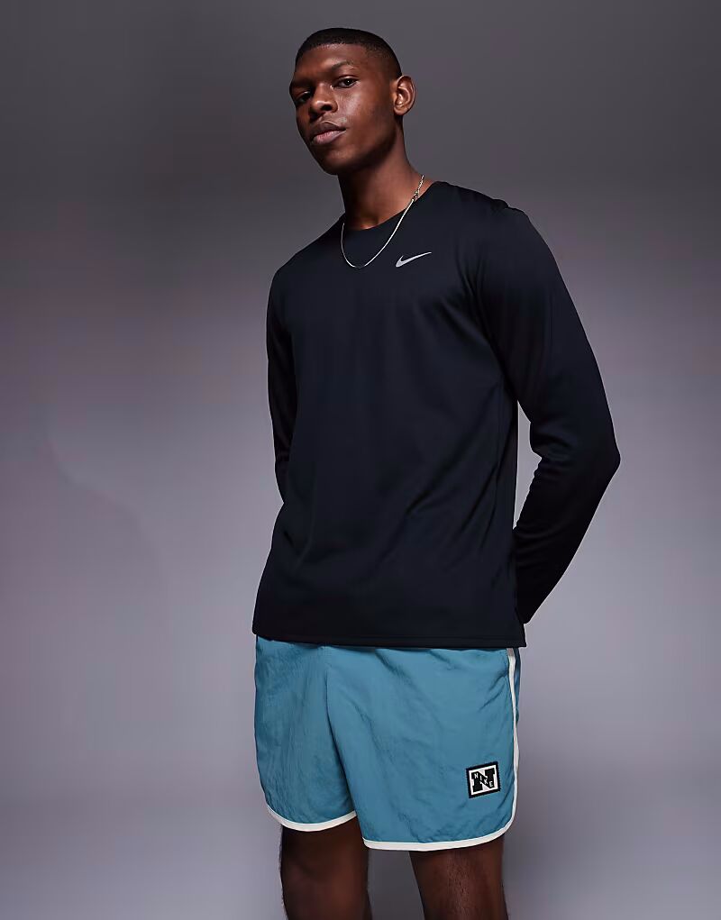 

Шорты Nike Training Heritage плетеные 5 дюймов синего цвета