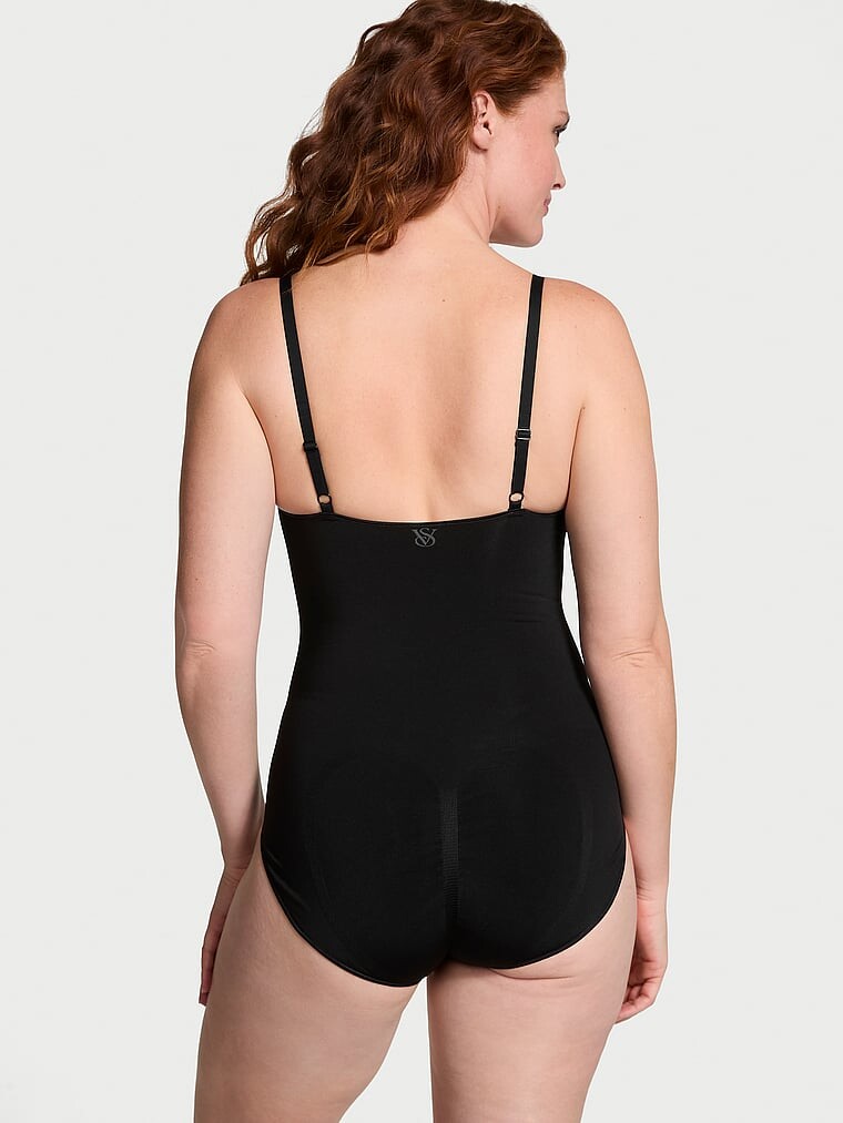 Корректирующее белье от Victoria Seamless Shaping Bodysuit Victoria'S Secret, черный — фото 2