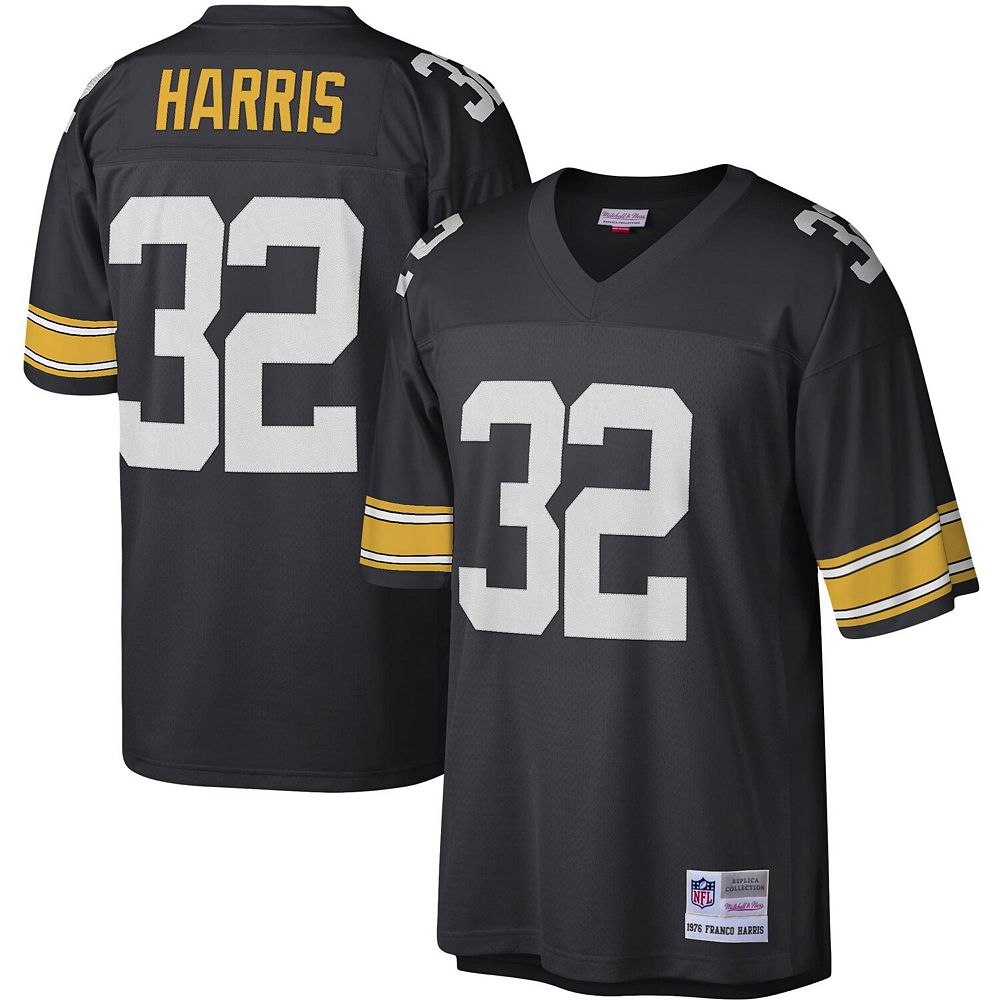 

Мужская футболка Mitchell & Ness Franco Harris Black Pittsburgh Steelers Legacy Replica Джерси, цвет Stl Black