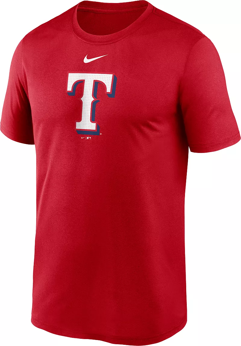 

Мужская футболка Nike Texas Rangers Blue Fuse Logo Legend
