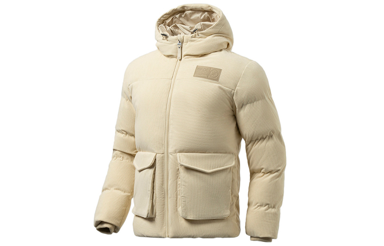 

Пуховик LiNing Puffer мужской пыльный хаки