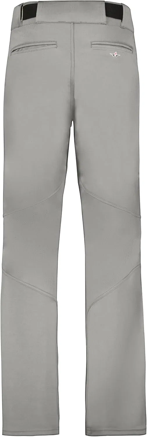 Детские бейсбольные брюки Alleson Athletic Crush Premier - дышащие брюки из эластичной ткани Dura-Stretch для комфортного ношения в течение всего дня, серый — фото 4