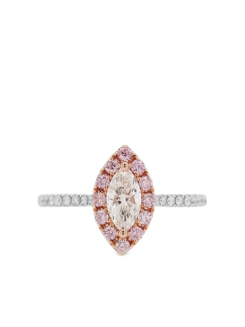

Кольцо из белого золота с бриллиантом HYT Jewelry, розовый