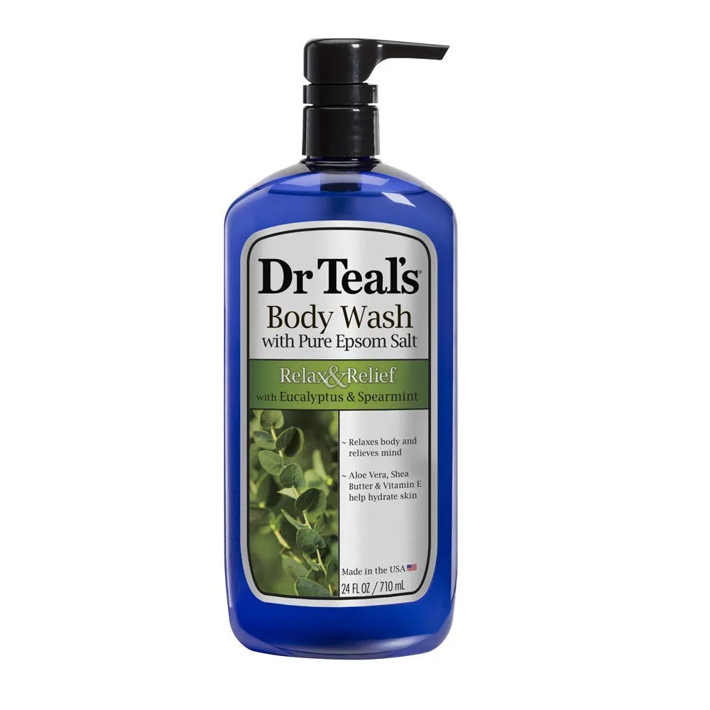 Ультраувлажняющий гель для душа «Relax & Relief» с эвкалиптом и мятой от Dr. Teal's Dr Teal'S
