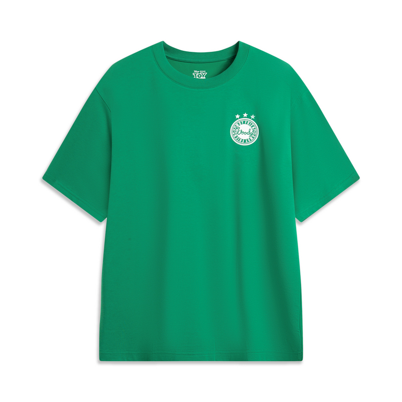 

LINING Футболка Disney Toy Story Series Unisex Cool Pine Green, Зеленый, LINING Футболка Disney Toy Story Series Unisex Cool Pine Green