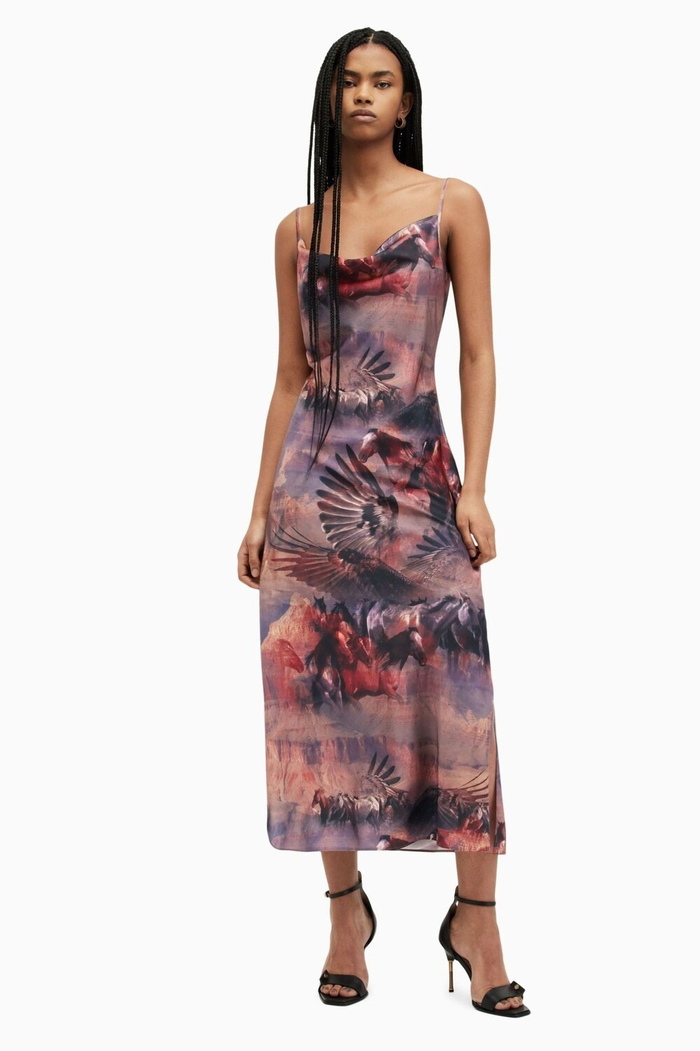 

Платье Allsaints Hadley в цвет колька All Saints, фиолетовый