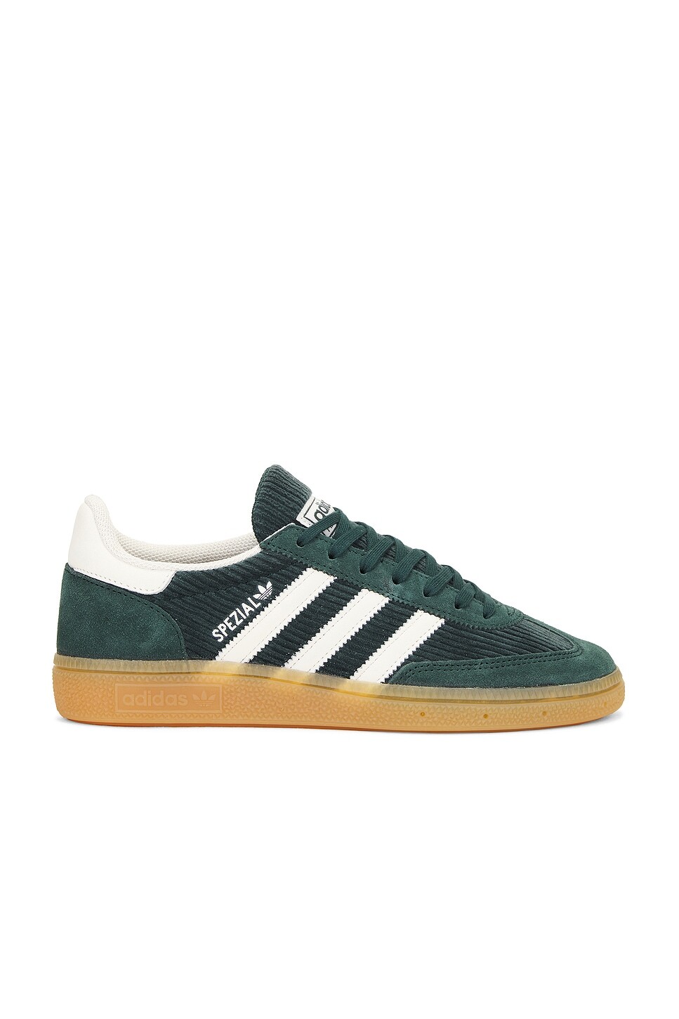 

Кроссовки женские Handball Spezial Adidas Originals, цвет Mineral Green, Off White, & Gum