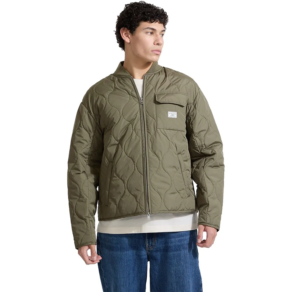 

Куртка Guess Jeans Quilted puffer, зеленый