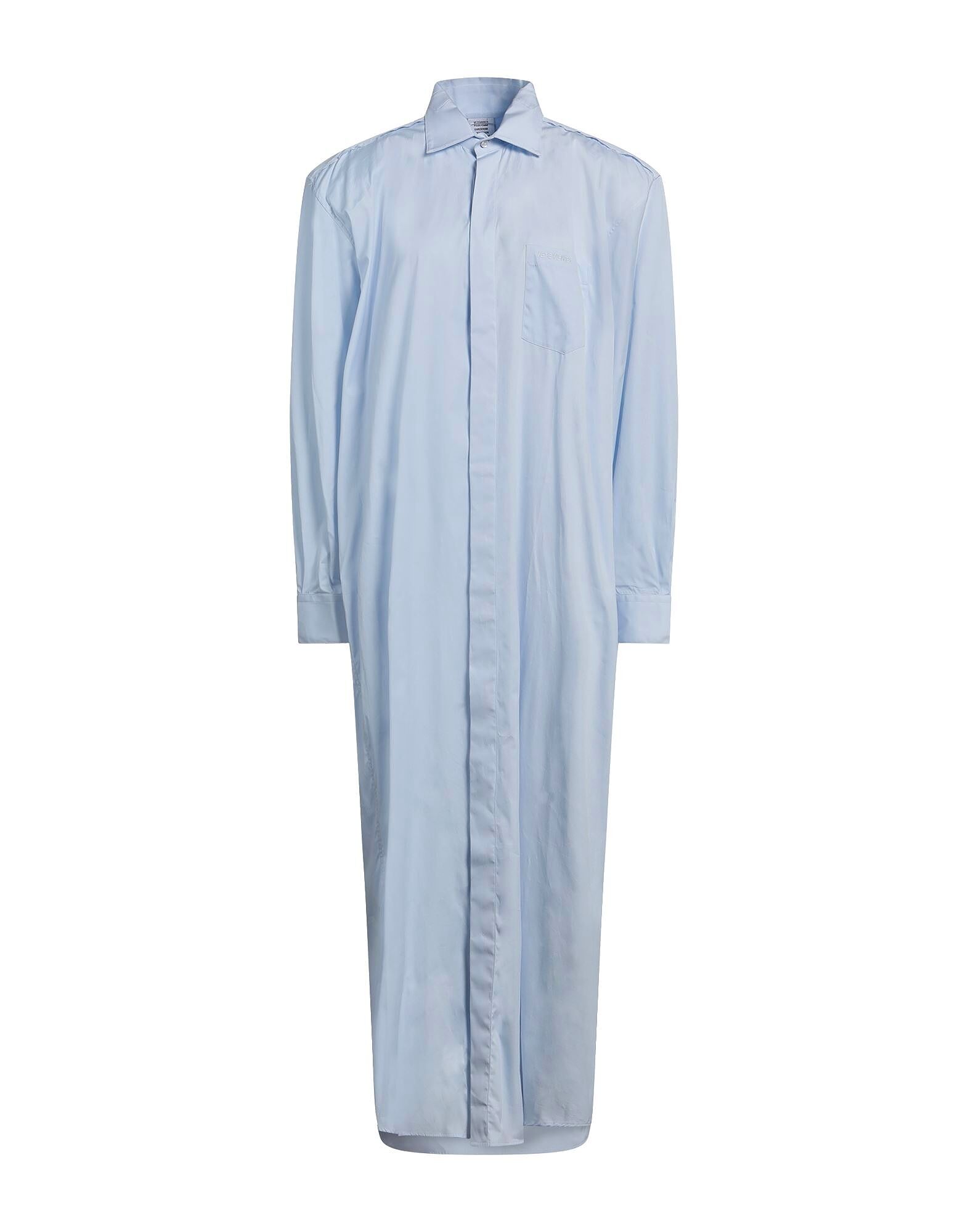

Макси платье Vetements, небесно-голубой