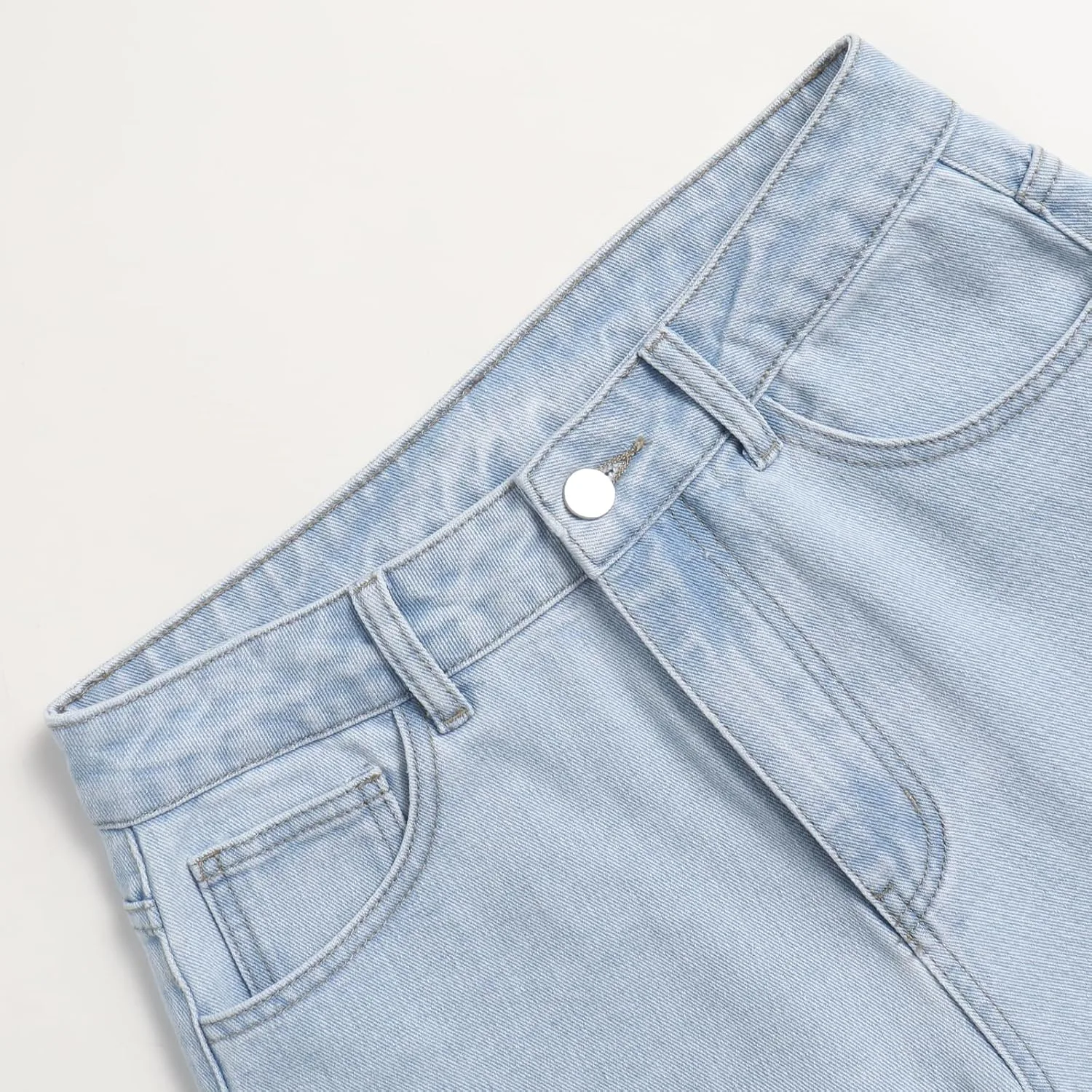 Женские джинсы Wide Leg High Waist в стиле Boyfriend — фото 3