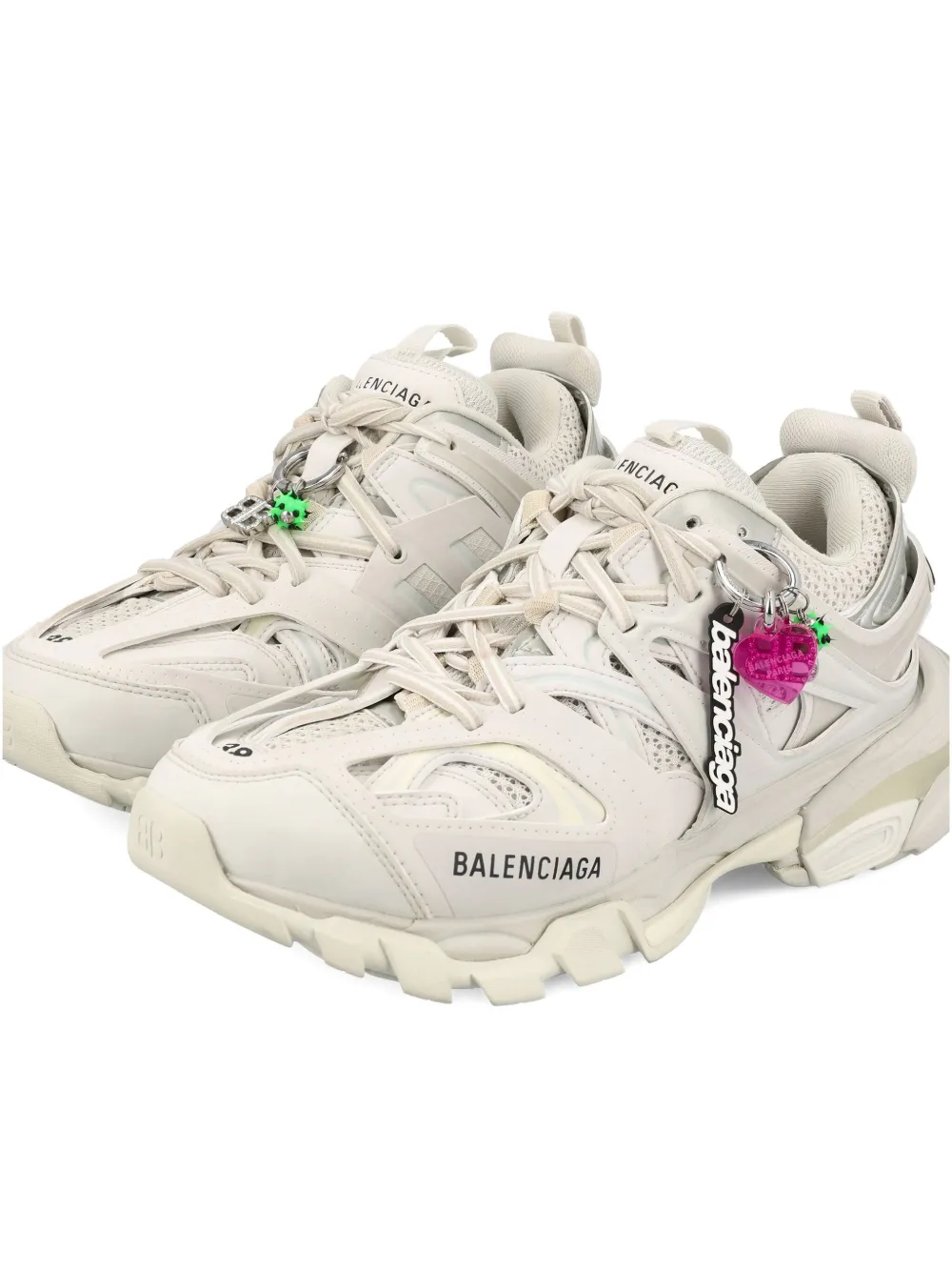 Многослойные кроссовки в спортивном стиле Balenciaga, нейтральный — фото 4