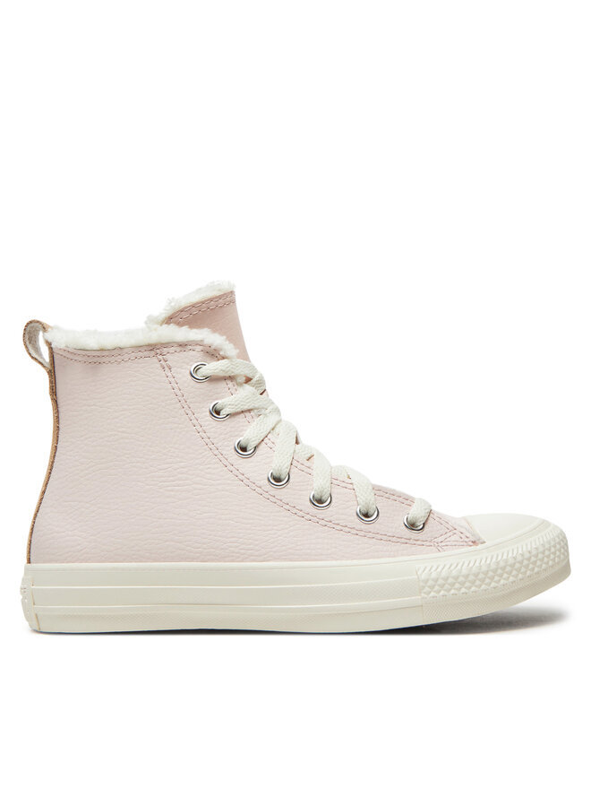 Кроссовки Chuck Taylor All Star Leather & Sherpa Pink A09263C Converse, розовый