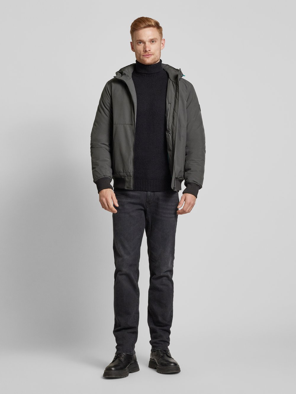 

Стеганая куртка с нашивкой-лейблом Scotch & Soda, графит