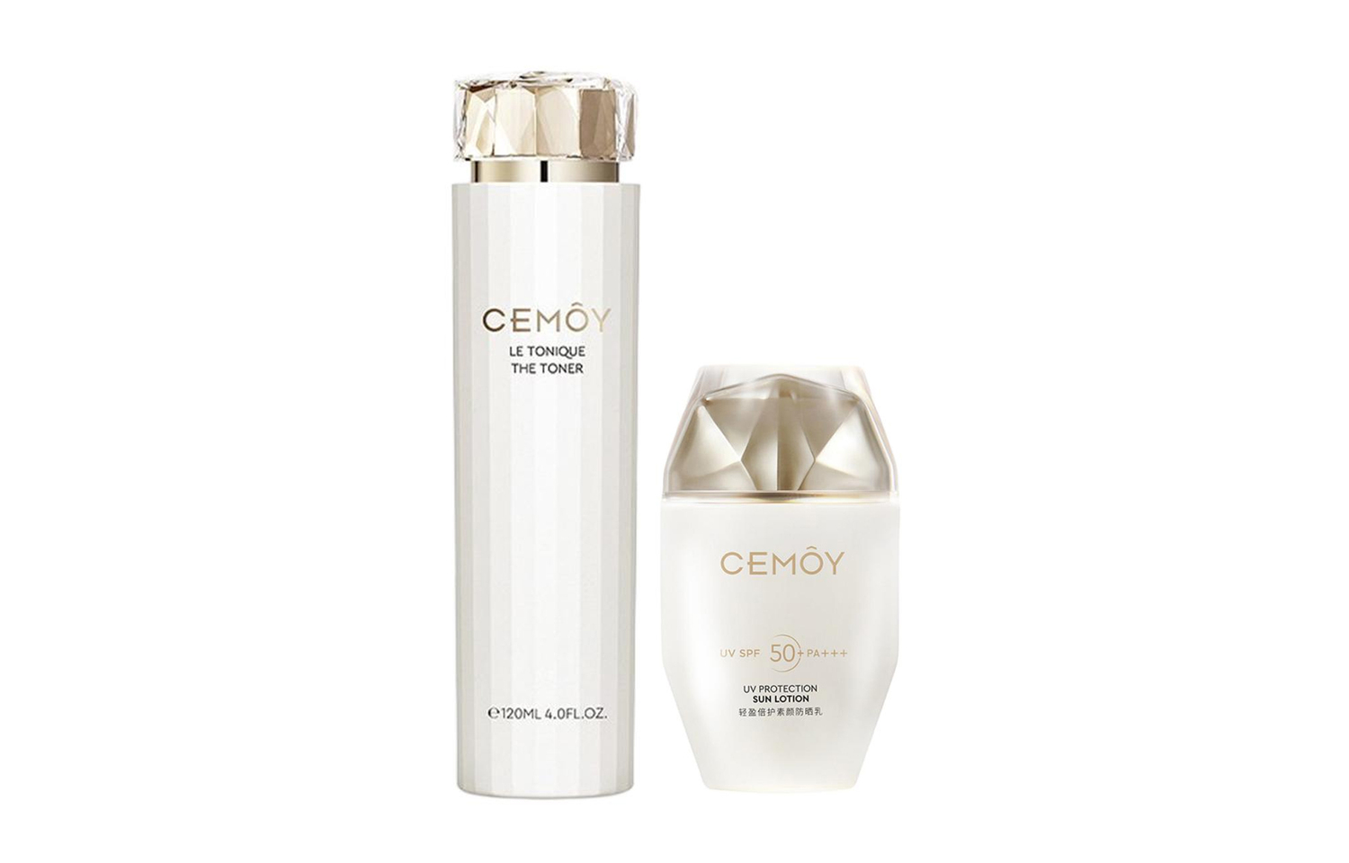 

Serums, Water, Sunscreen Lotion Skincare Sets Hydrating Soothing 120ml+50ml Cemoy