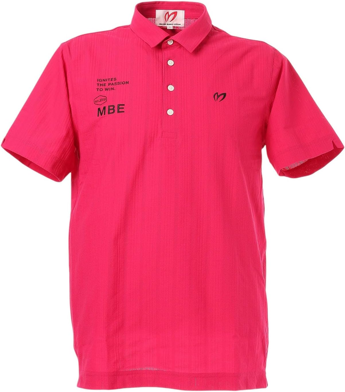 

Мужская поло-рубашка с коротким рукавом MASTER BUNNY EDITION (футбольная ткань, защита от УФ-излучения) / для гольфа / 758-5160405, розовый