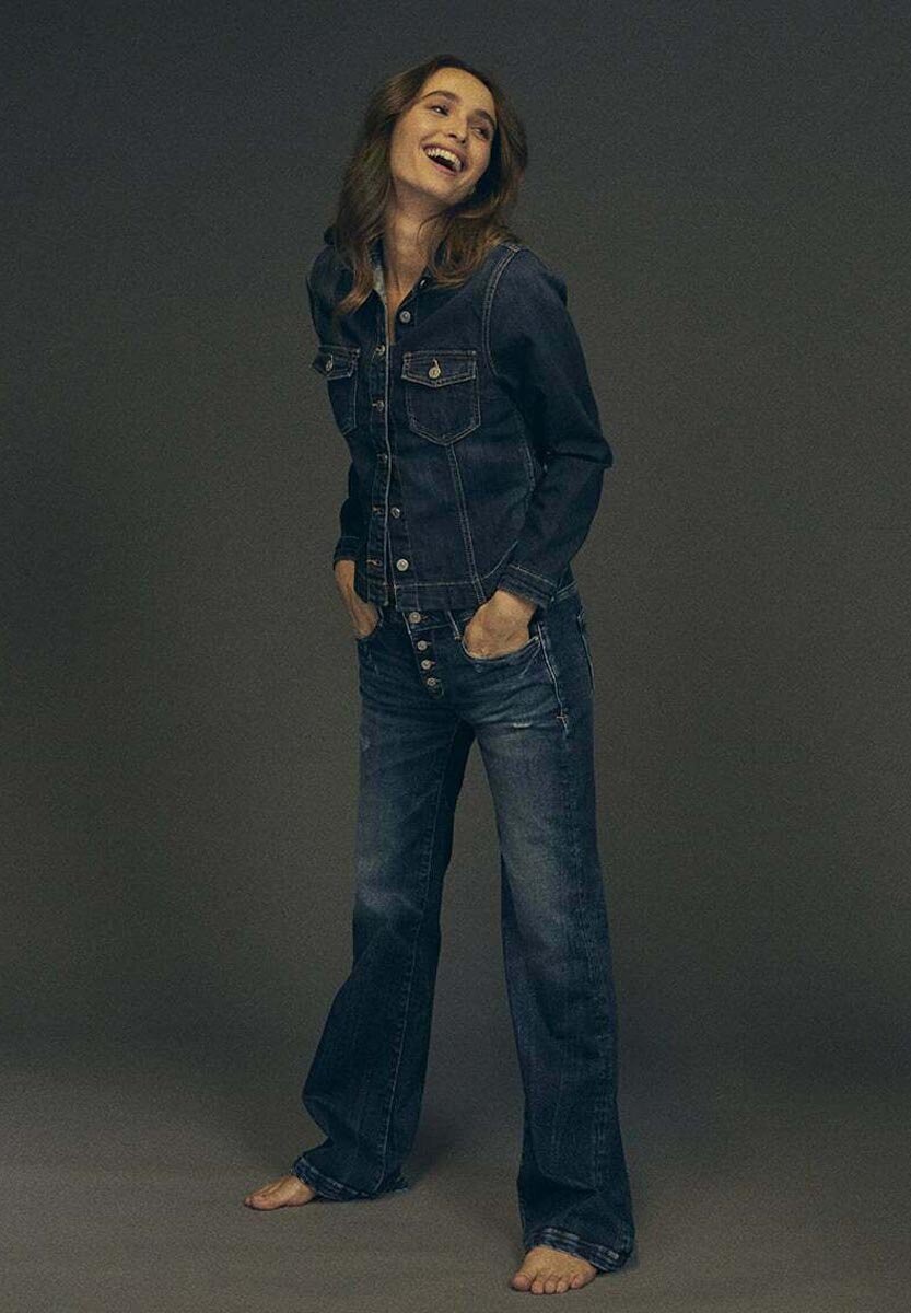 

Расклешенные джинсы Le Temps Des Cerises, синий