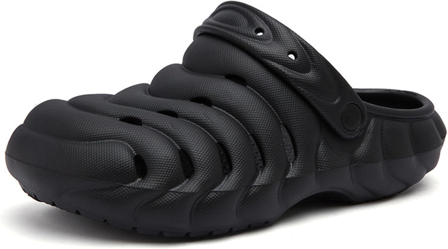 

Пляжные сандалии, дышащие легкие летние тапочки, повседневная нескользкая обувь для сада Generic, черный