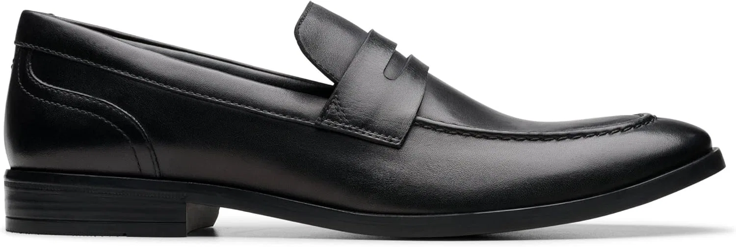 Лоферы Clarks Brandon Step, черная кожа — фото 2