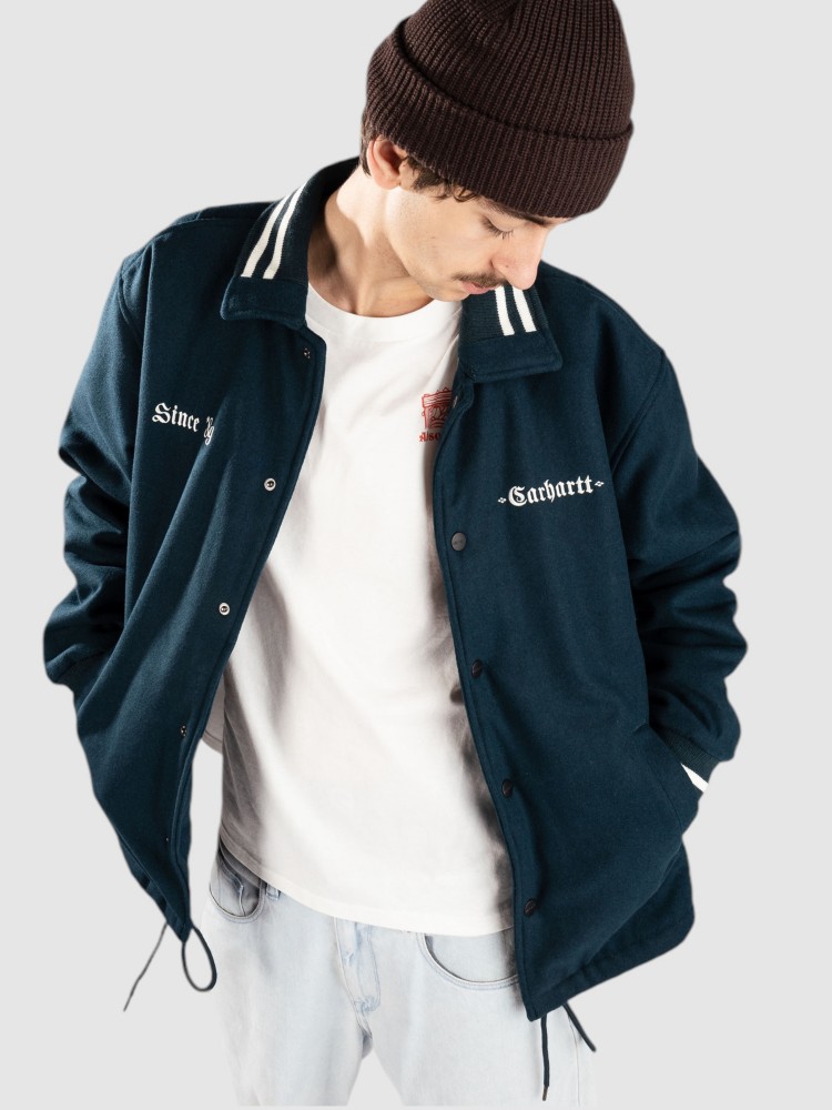

Зимняя куртка Carhartt WIP Wool Coach Jacke, deep lagoon/wax