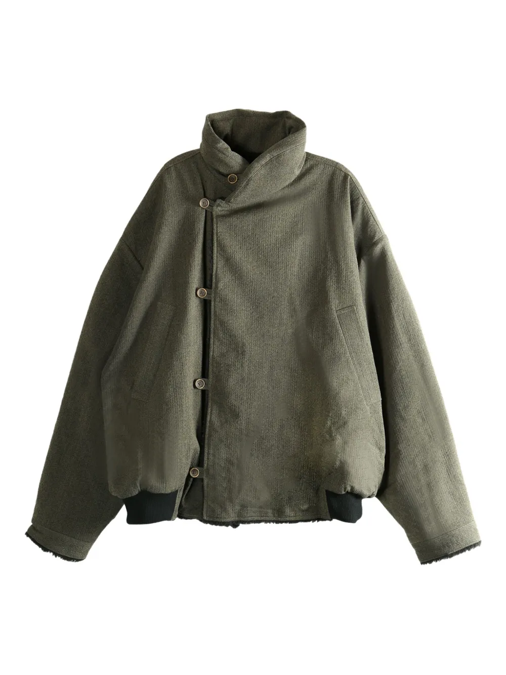 

Куртка-бомбер Jovan с высоким воротом Uma Wang, серый