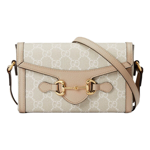 

Сумка horsebit 1955 mini 'khaki' Gucci, бежевый