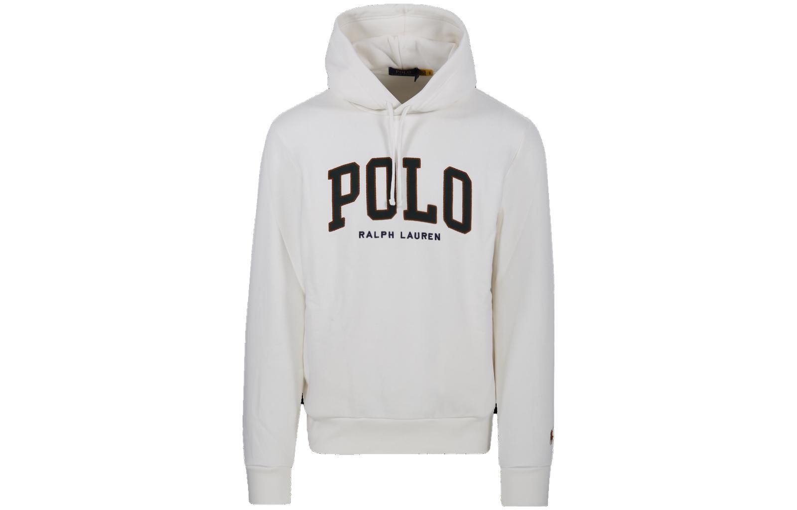Худи с логотипом аппликацией Polo Ralph Lauren, белый — фото 3