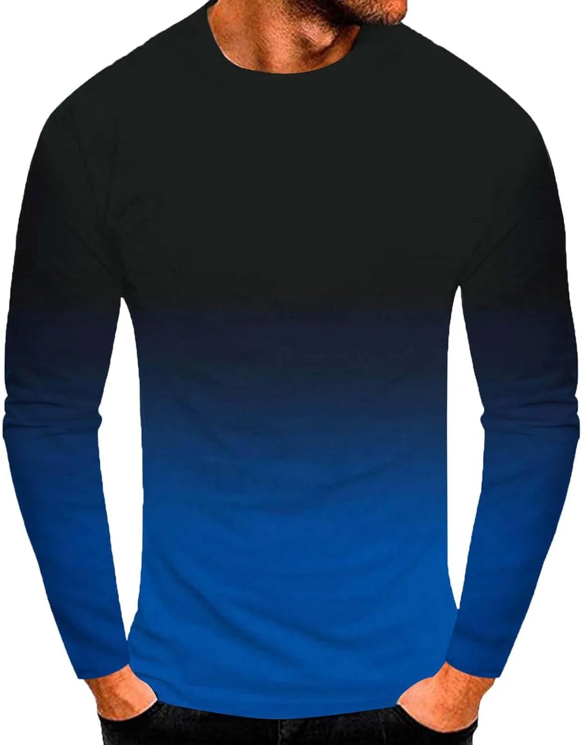 

Футболка с длинным рукавом для тренировок, casual, loose fit