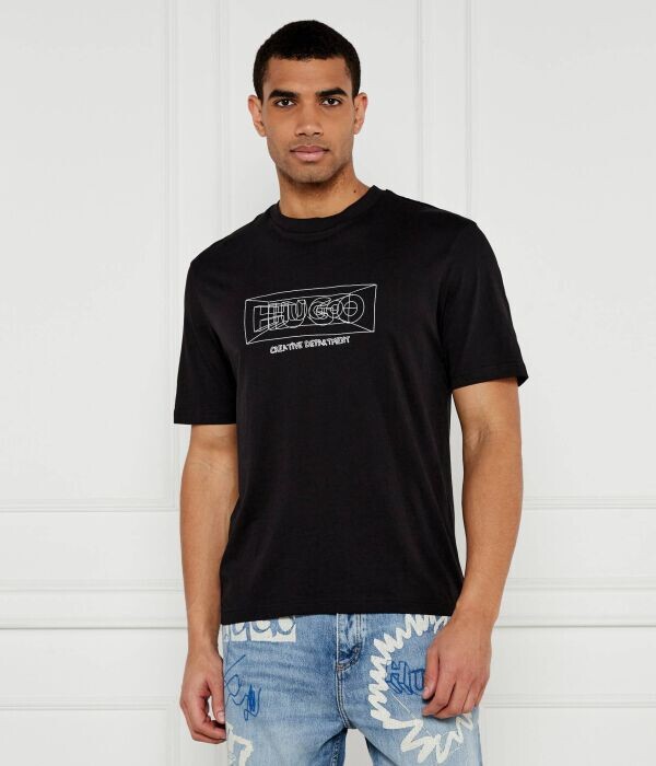 

Футболка Hugo Blue Nufrancos Regular Fit, черный