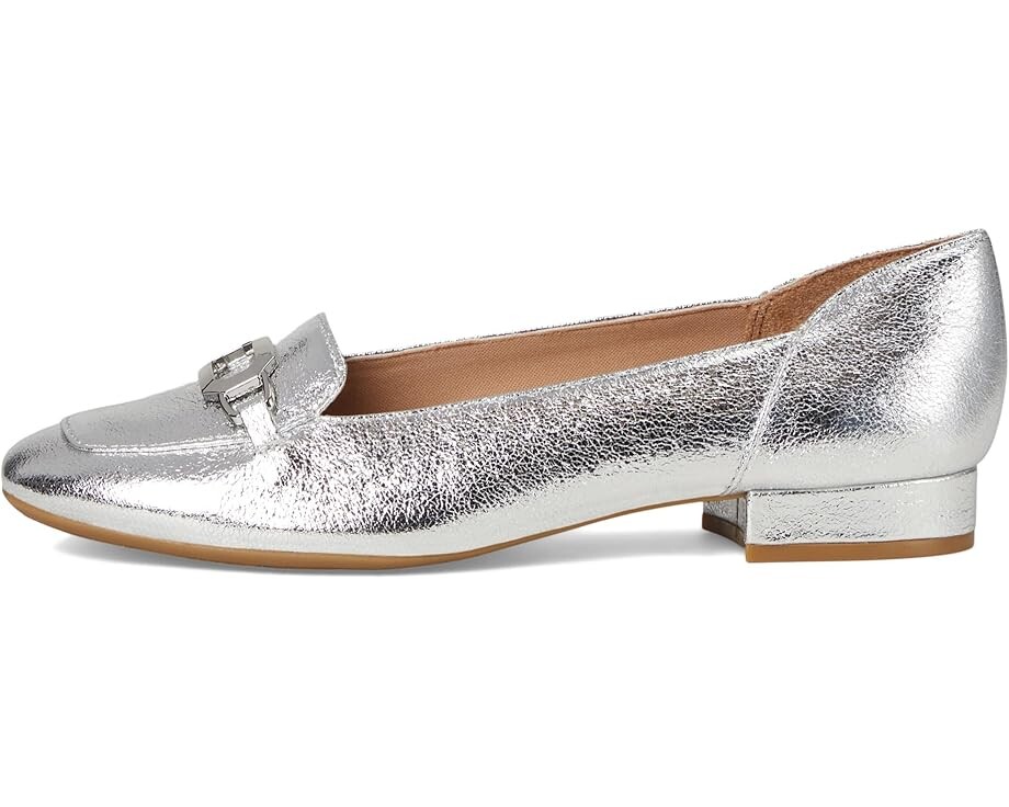 Туфли на плоской подошве LifeStride Celine Skimmers, цвет Silver Faux Leather — фото 4