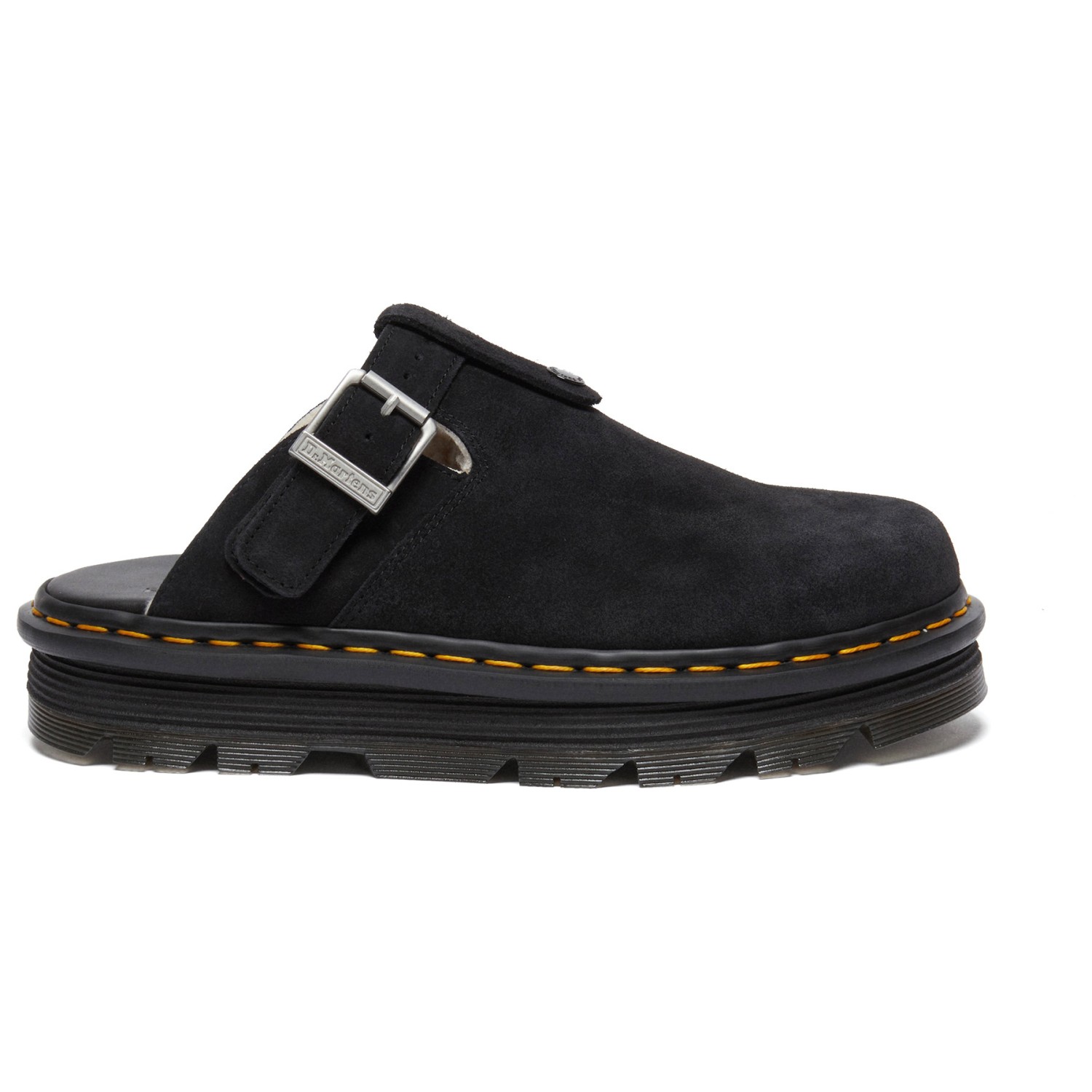 

Тапочки Dr. Martens Zebzag Mule WL Bronx Suede, черный