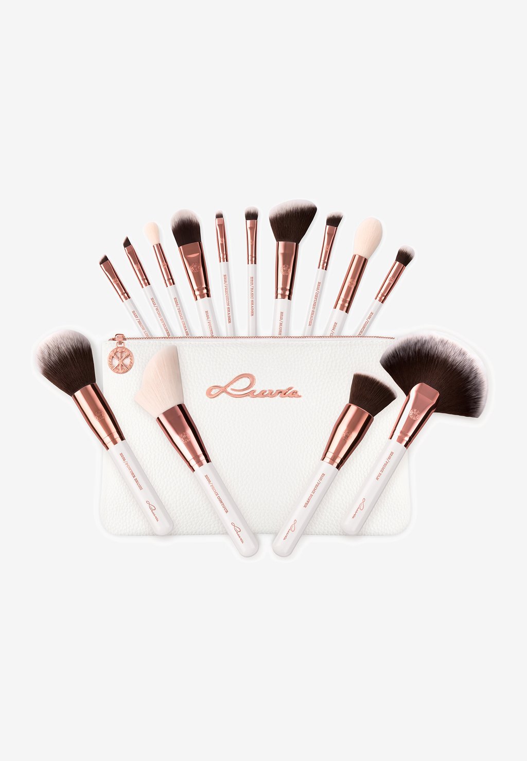 

Набор кистей Essential Brushes Luvia Cosmetics, цвет feather white