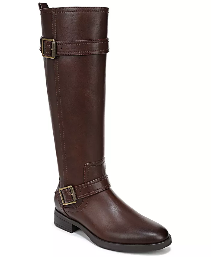 Женские сапоги Tiernan Wide Calf до колена для верховой езды Naturalizer, коричневый