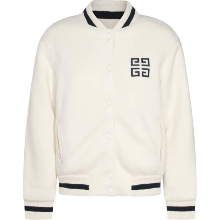 

Givenchy Легкая бейсбольная куртка, Ecru