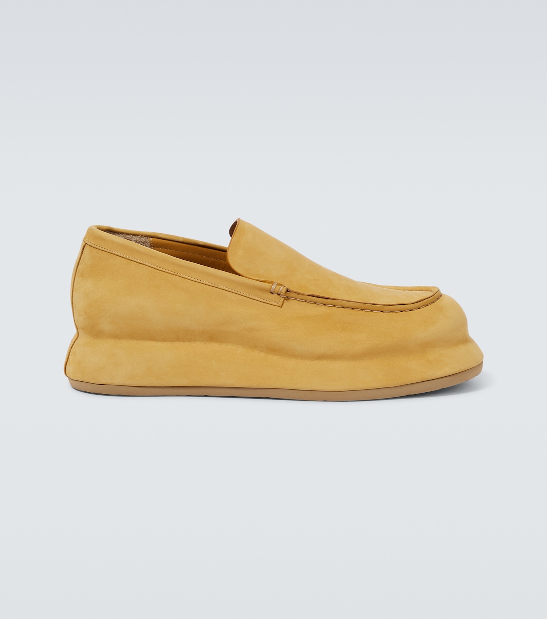 

Замшевые лоферы на платформе Les Mocasins Bricciola Jacquemus, Dusty Yellow