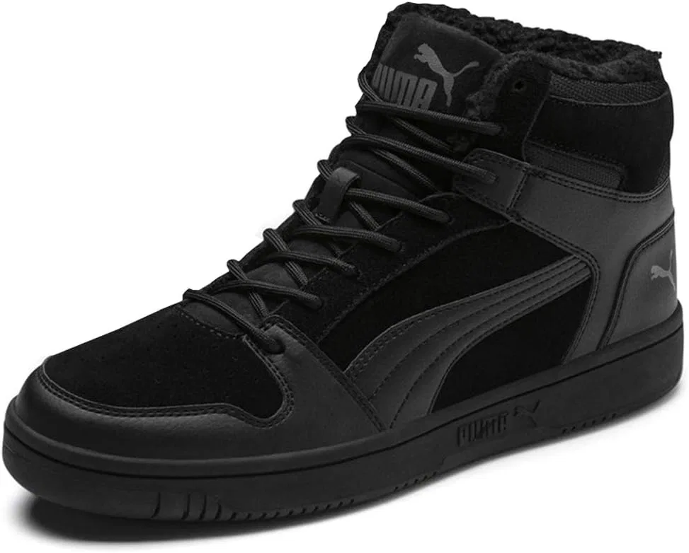 Кроссовки Puma Rebound Layup SD Fur унисекс для взрослых, Black