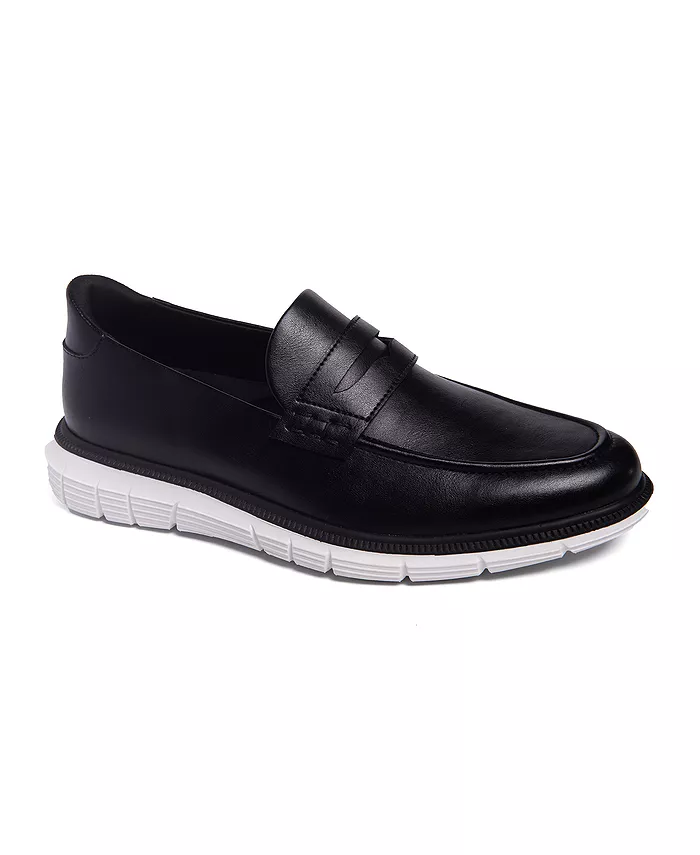 

Мужские легкие пенни-лоферы Empire Street с технологией Hands-Free Slip On Marc Joseph New York, черный
