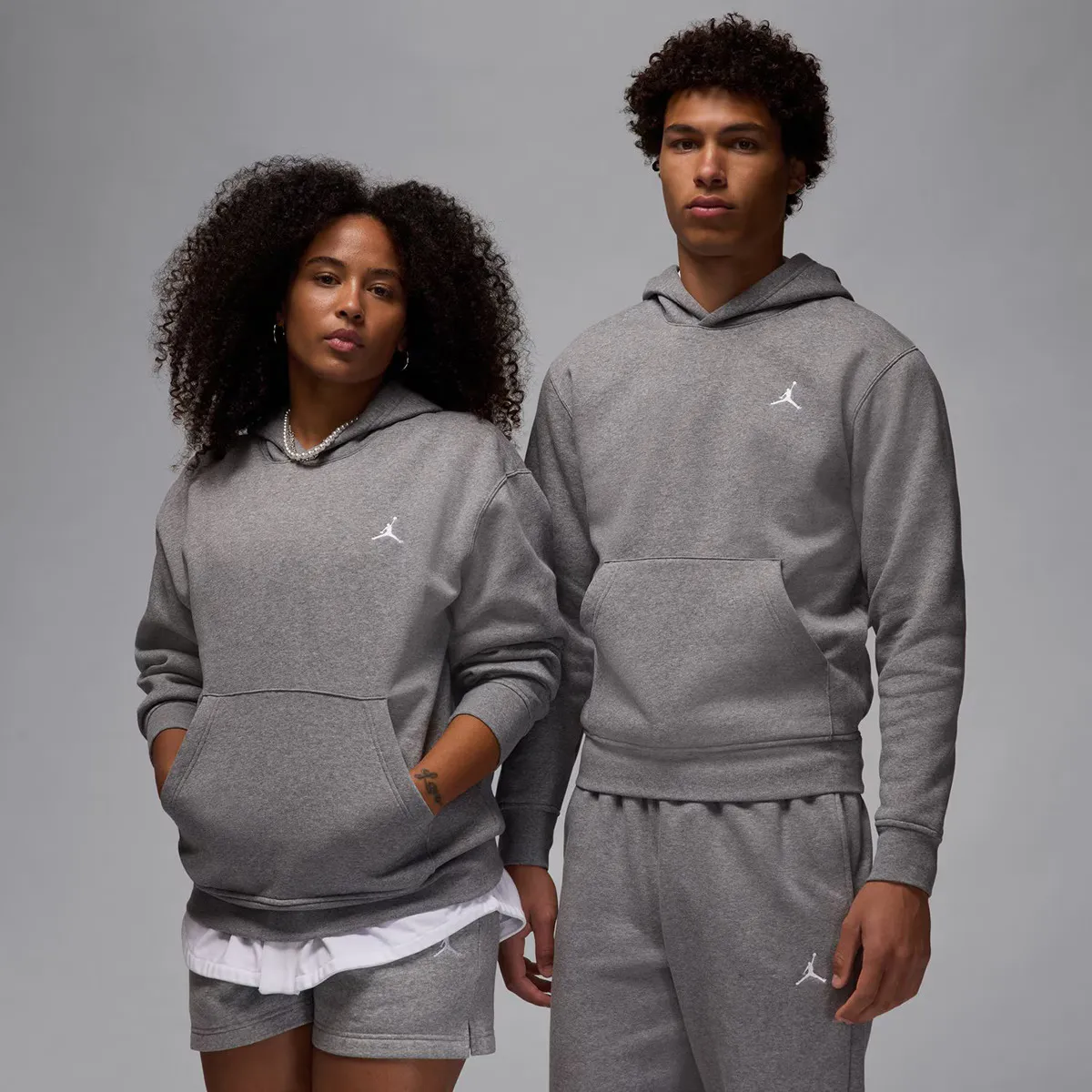 

Мужская толстовка Brooklyn Jordan Nike, серый
